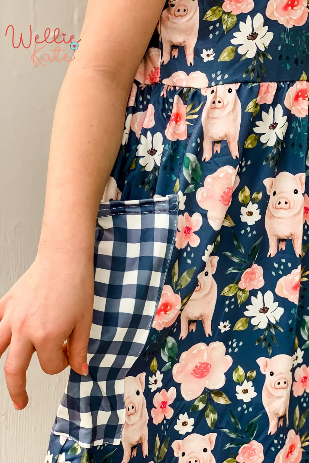 Spring Piggies Dress