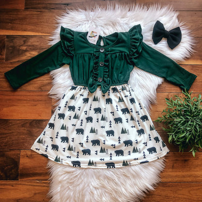 Green Bears Dress