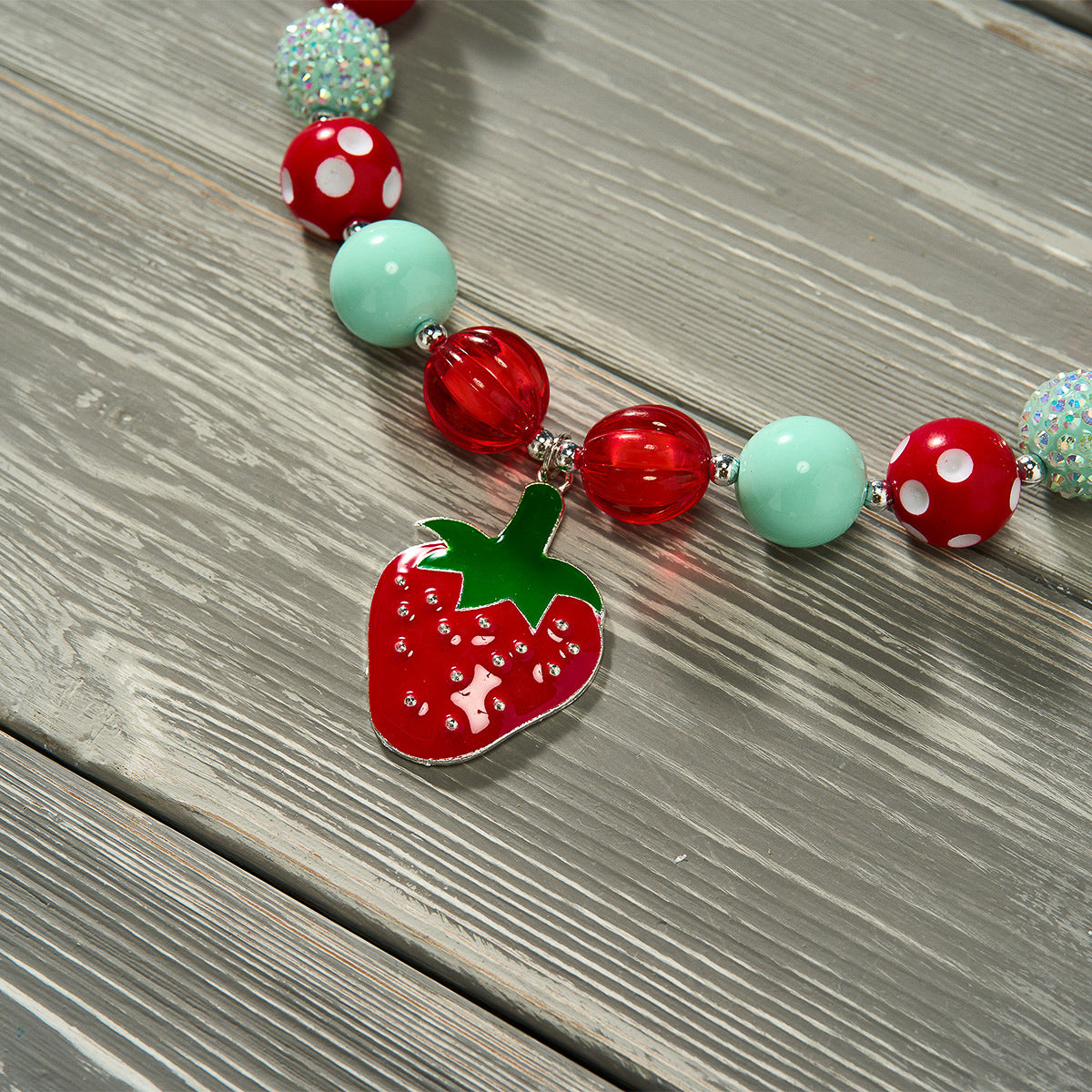 Strawberry Chunky Necklace