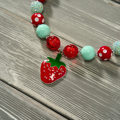 Strawberry Chunky Necklace