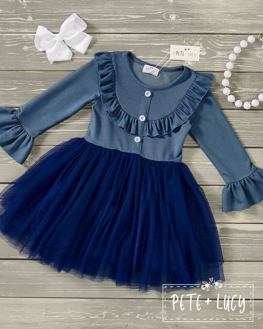 All Things Tulle Cool Blue Dress