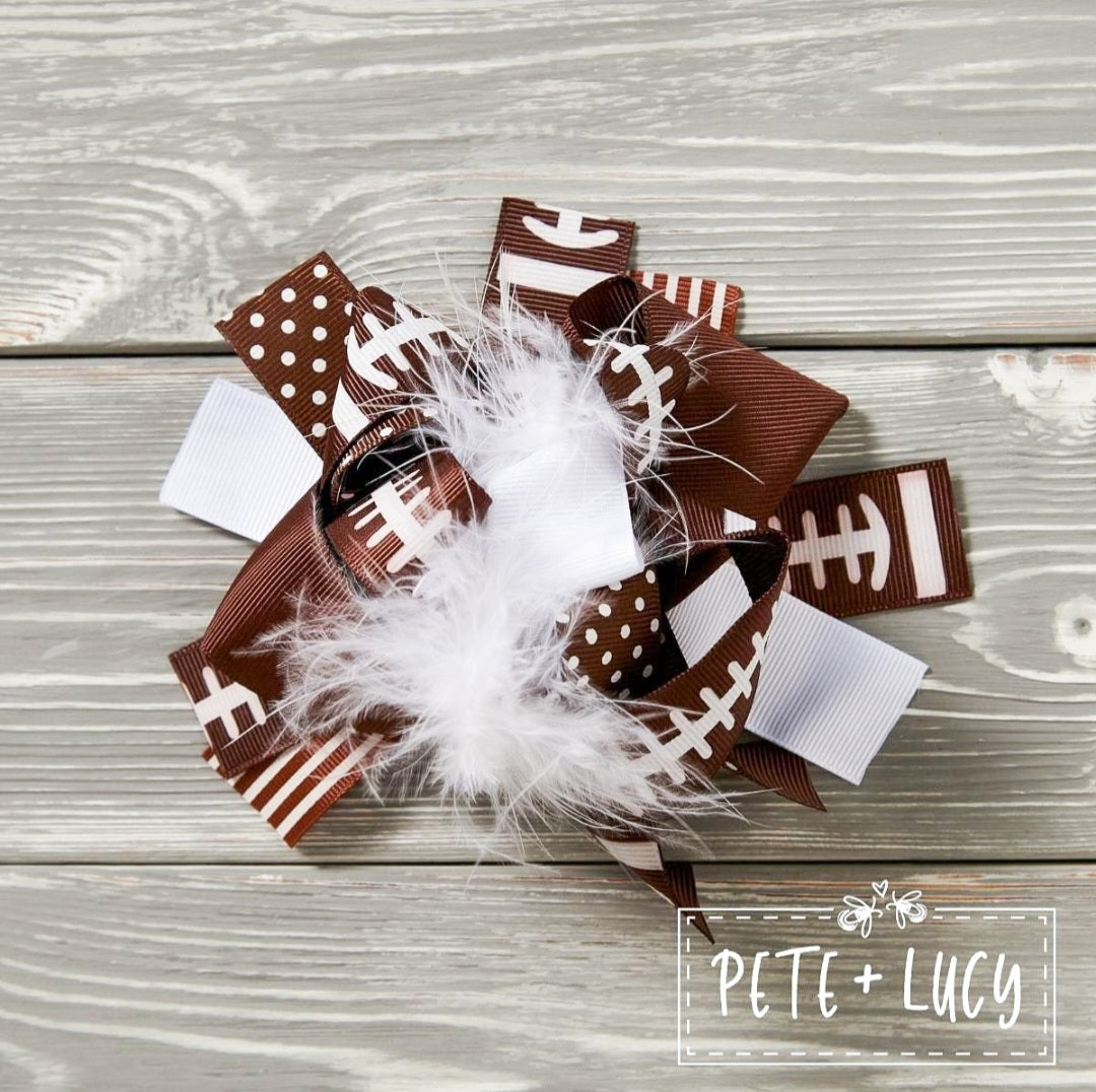 Football Family Deluxe Bow