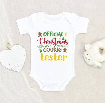"Official Christmas Cookie Tester" Onesie