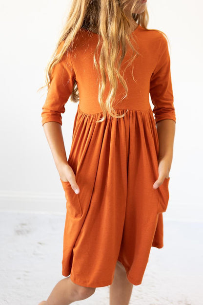 Pumpkin Spice Twirl Dress